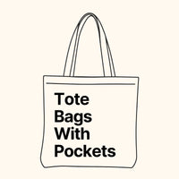 Tote Bag With Pockets