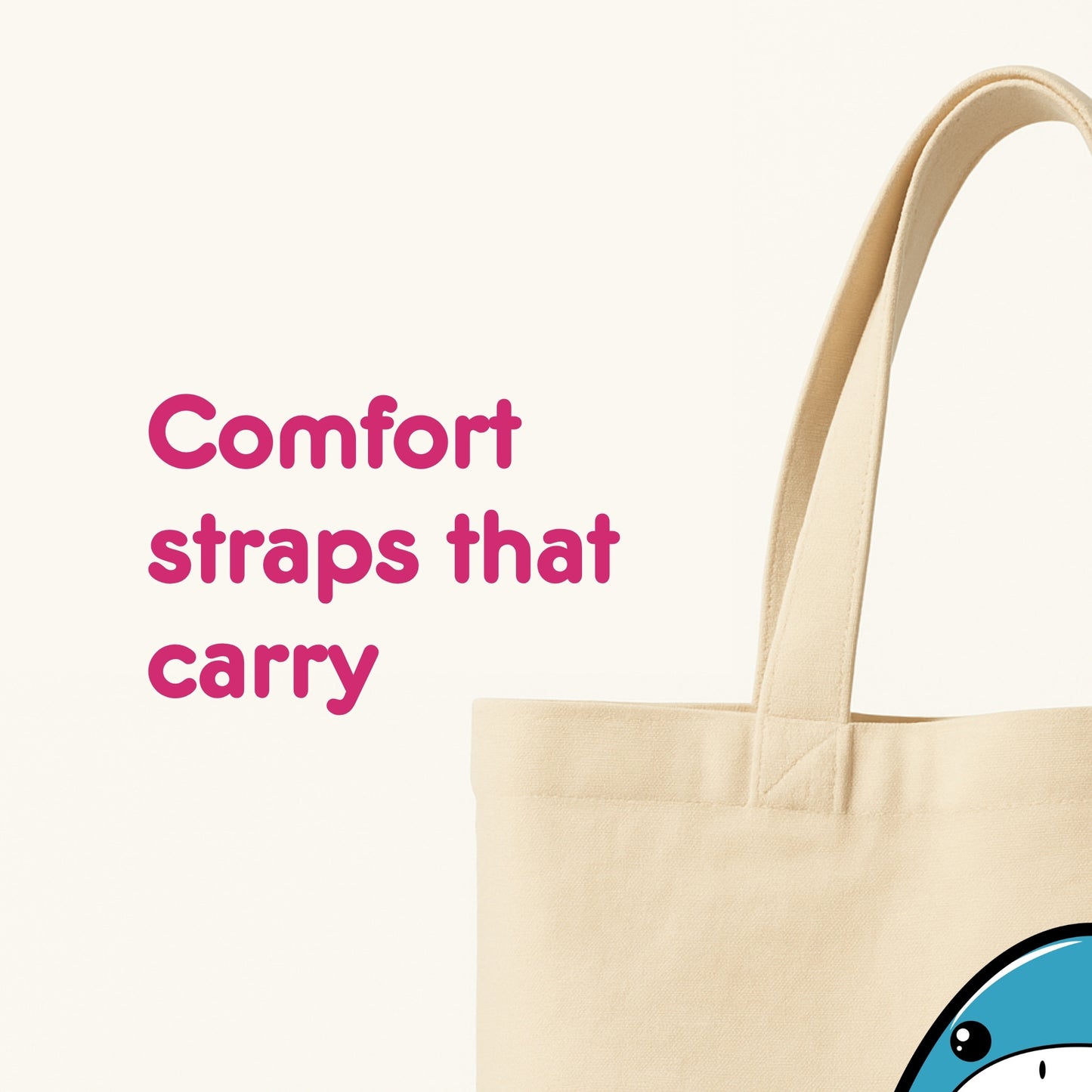 Everyday Canvas Tote - with Zipper, Pockets & Laptop Sleeve